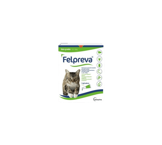 Felpreva Gatos Parásitos Interno y Externos 3 Meses - Tu Antiparasitario Veterinario