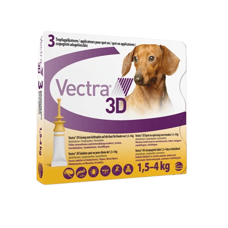 Vectra 3D Pipetas Antiparasitarias para Perro - Tu Antiparasitario Veterinario