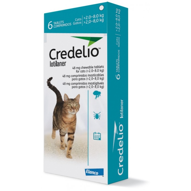 Credelio® Gatos – Antiparasitario Oral contra Pulgas y Garrapatas