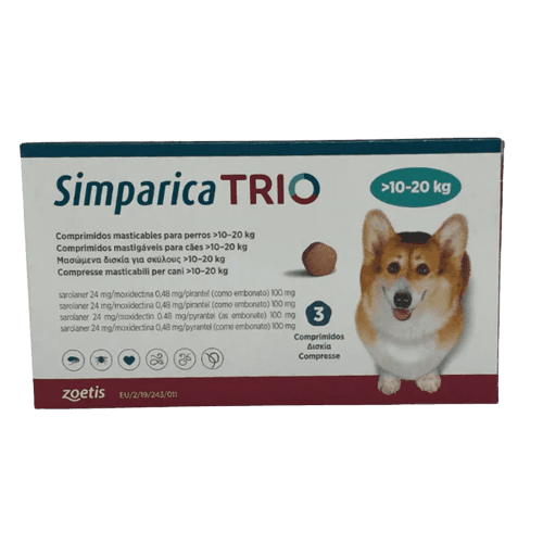 Simparica Trio Perros - Tu Antiparasitario Veterinario