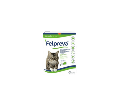 Felpreva Gatos Parásitos Interno y Externos 3 Meses - Tu Antiparasitario Veterinario