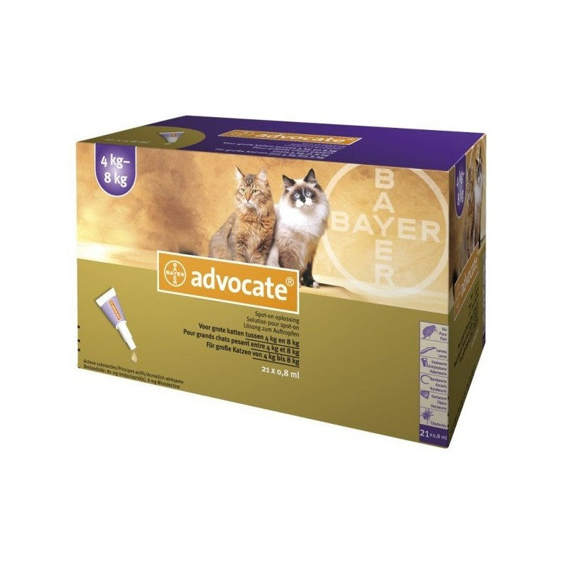 Advocate® Pipeta – Antiparasitario Mensual para Perros y Gatos