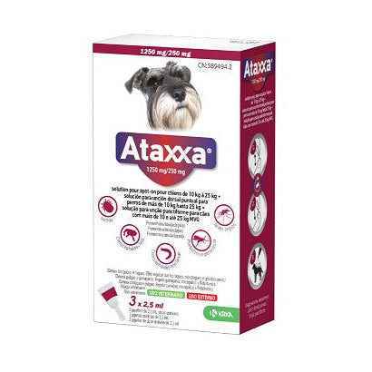 Ataxxa® Pipeta para Perros – Antiparasitario con Acción Repelente