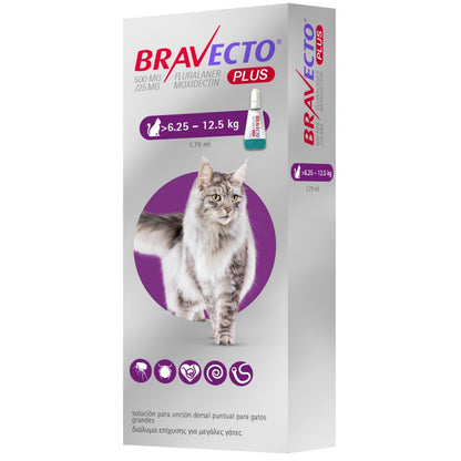 Bravecto Plus Gatos – Pipeta Antiparasitaria Completa 12 Semanas