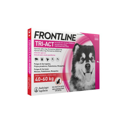 Frontline® TRI-ACT Perros – Pipeta Repelente contra Pulgas, Garrapatas y Mosquitos