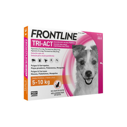 Frontline® TRI-ACT Perros – Pipeta Repelente contra Pulgas, Garrapatas y Mosquitos