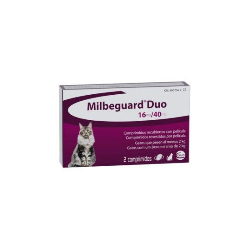 Milbeguard® Duo Gatos – Desparasitante Interno Completo (Nuevo Milbactor)