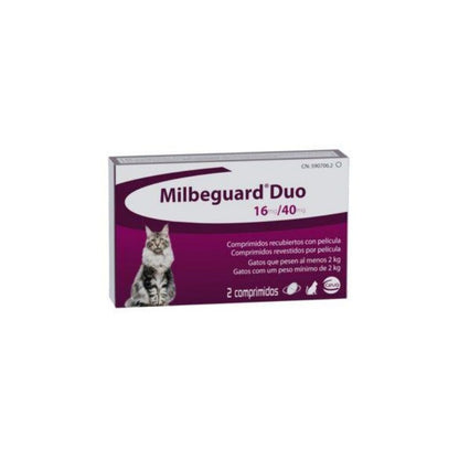 Milbeguard® Duo Gatos – Desparasitante Interno Completo (Nuevo Milbactor)