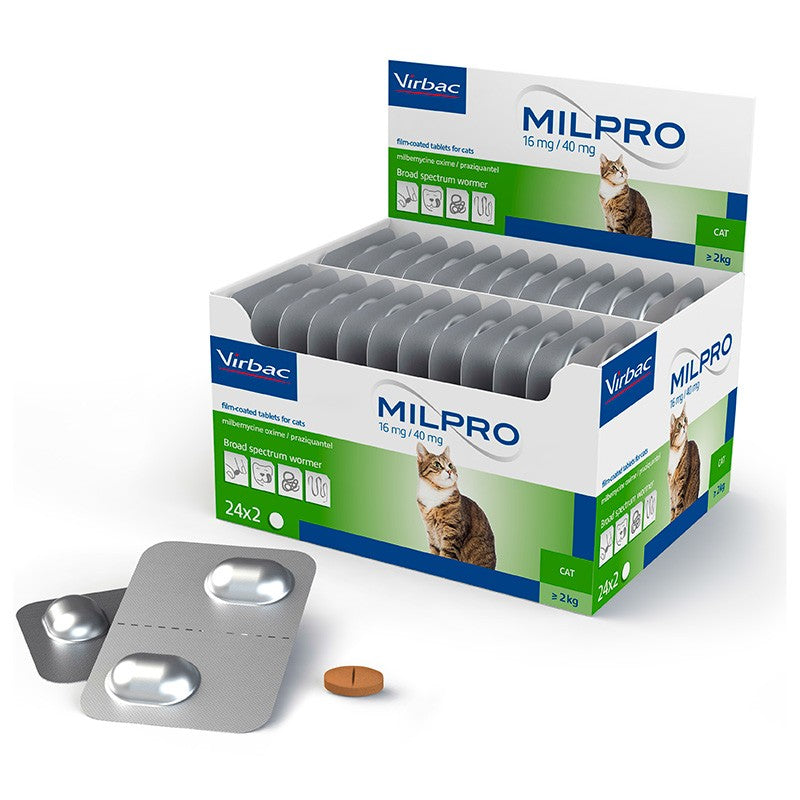Milpro® – Desparasitante Interno para Perros y Gatos