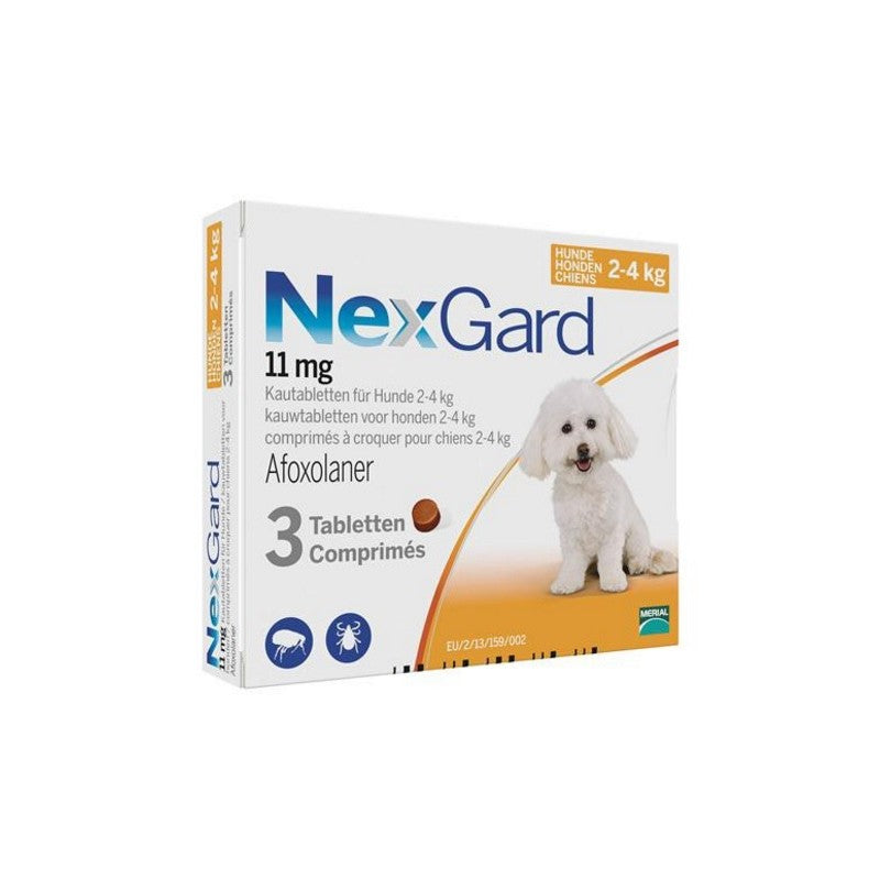 NexGard® Perros – Antiparasitario Oral contra Pulgas y Garrapatas