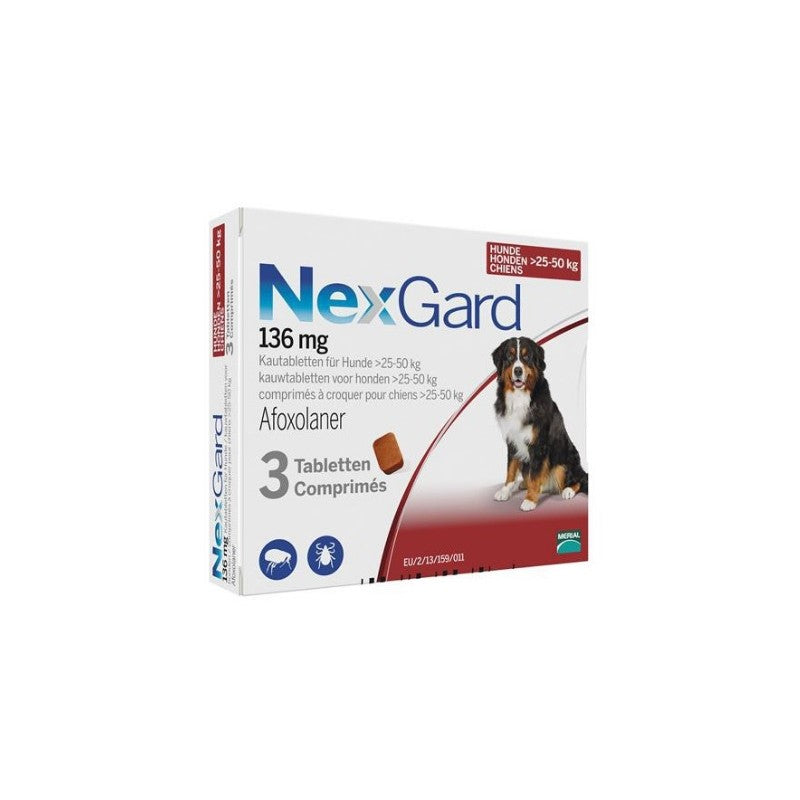NexGard® Perros – Antiparasitario Oral contra Pulgas y Garrapatas