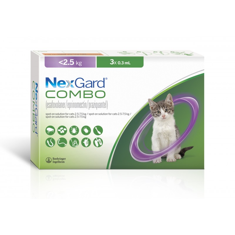 NexGard® Combo Gatos – Desparasitación Interna y Externa en Pipeta