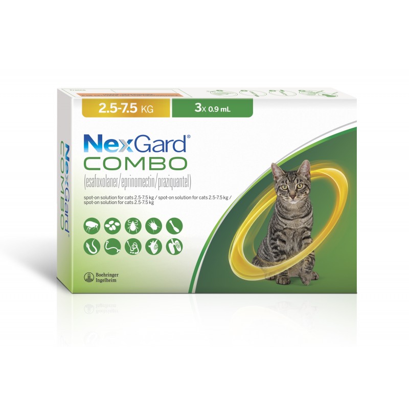NexGard® Combo Gatos – Desparasitación Interna y Externa en Pipeta