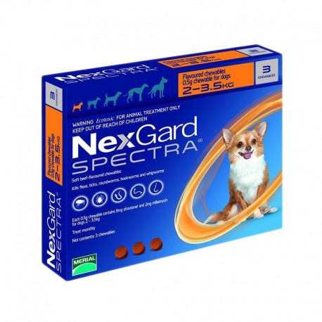 NexGard® Spectra – Desparasitación Interna y Externa para Perros