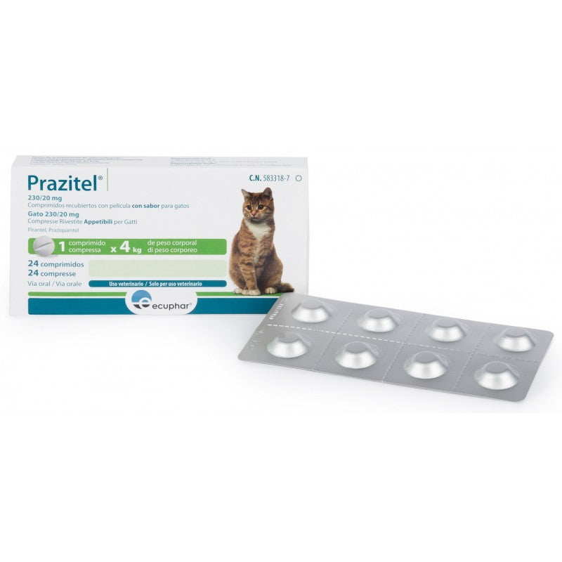 Prazitel® – Desparasitante Interno frente a Tenias en Perros y Gatos