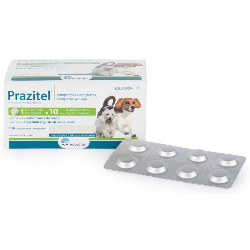 Prazitel® – Desparasitante Interno frente a Tenias en Perros y Gatos
