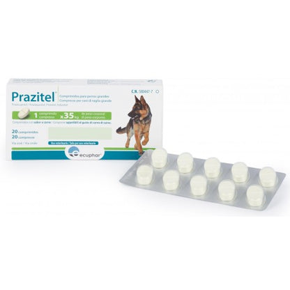 Prazitel® – Desparasitante Interno frente a Tenias en Perros y Gatos