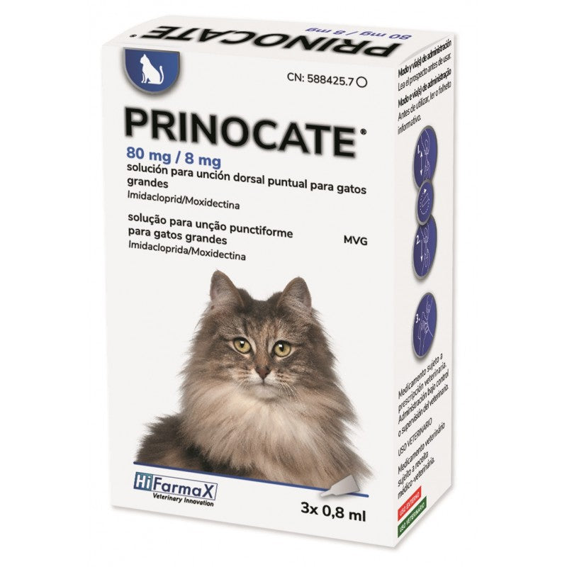 Prinocate®️ – Pipeta Antiparasitaria Interna y Externa para Perros y Gatos