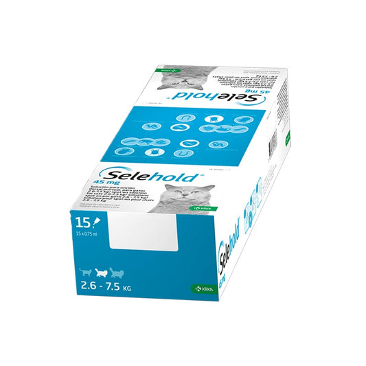 Selehold® Gatos – Pipeta Antiparasitaria Interna y Externa