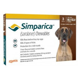 Simparica® – Pastilla Antiparasitaria para Pulgas y Garrapatas en Perros