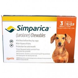 Simparica® – Pastilla Antiparasitaria para Pulgas y Garrapatas en Perros