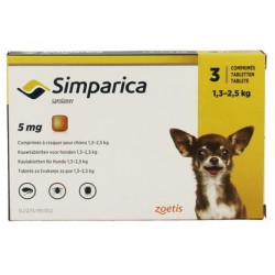 Simparica® – Pastilla Antiparasitaria para Pulgas y Garrapatas en Perros