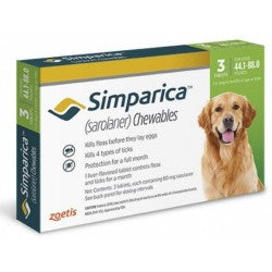 Simparica® – Pastilla Antiparasitaria para Pulgas y Garrapatas en Perros