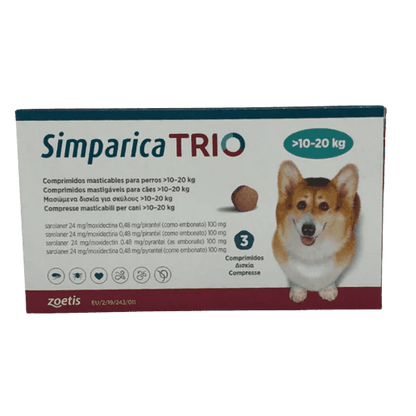 Simparica Trio Perros - Tu Antiparasitario Veterinario